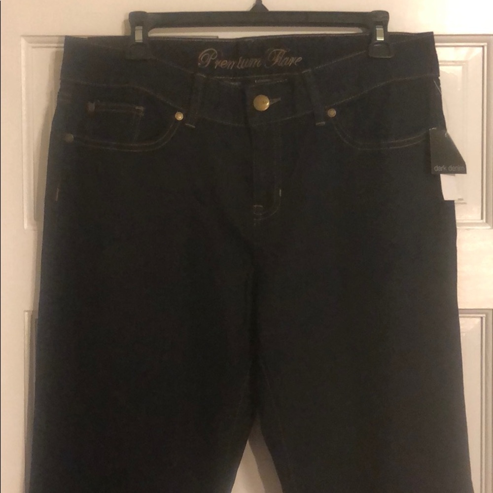 Gap Dark Rinse Premium Flared Jeans